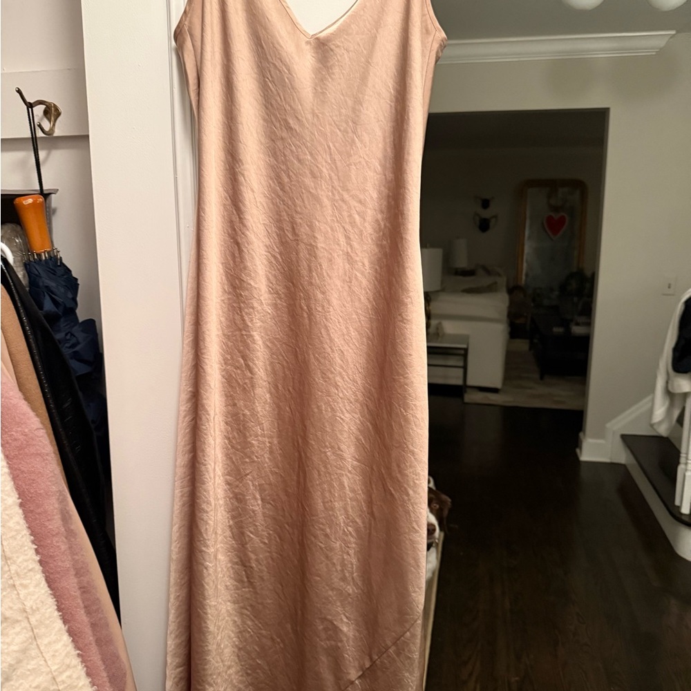 Wilfred Sleeveless Maxi Dress in Soft Beige